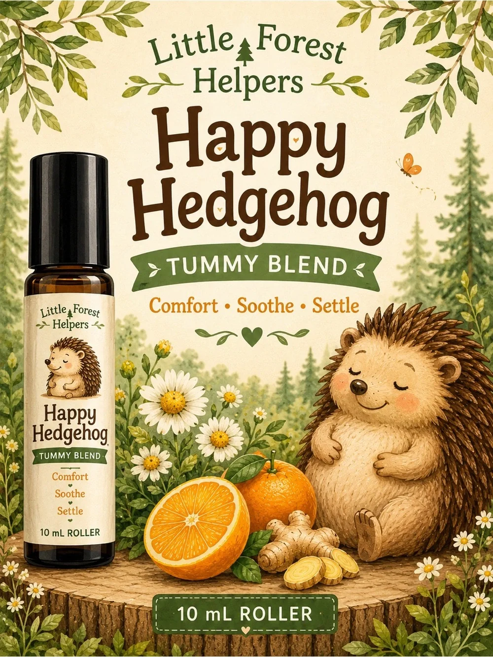 Little Forest Helpers Happy Hedgehog Tummy Blend Ages 2+